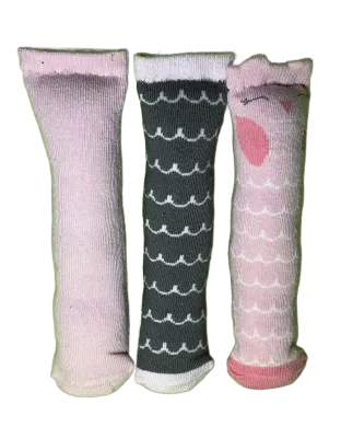 Large Pink/Girls SockNip 3-Pack