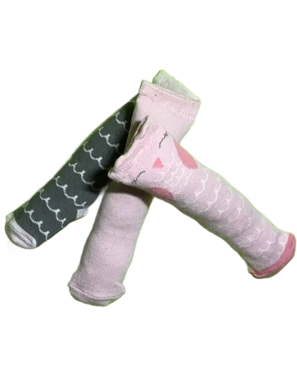 Large Pink/Girls SockNip 3-Pack