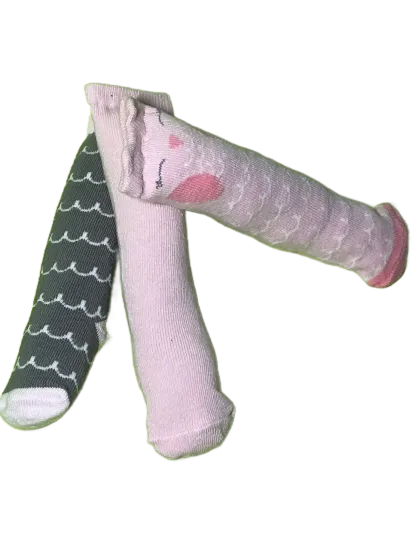 Large Pink/Girls SockNip 3-Pack