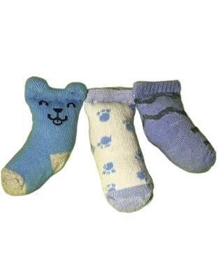 Small Boys/Blue SockNip 3-Pack
