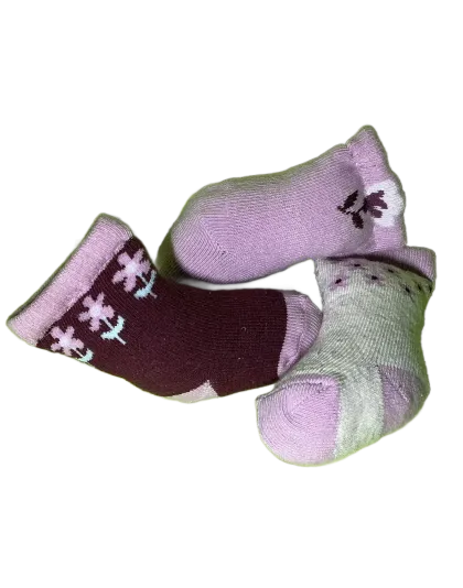 Small Girly/Pink SockNip 3-Pack